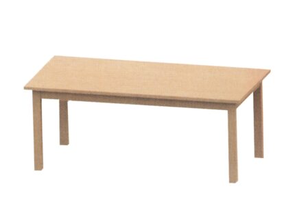 Rectangular Michel table for children in solid wood